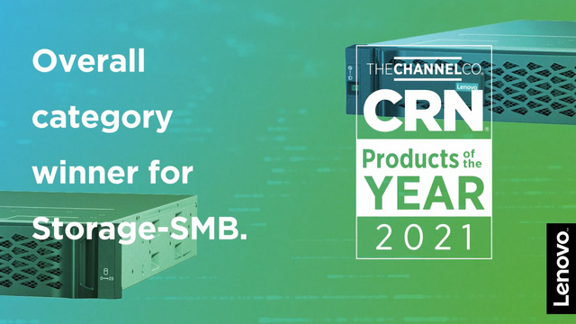 Lenovo’s ThinkSystem DM5100F Awarded CRN’s 2021 Product of the Year